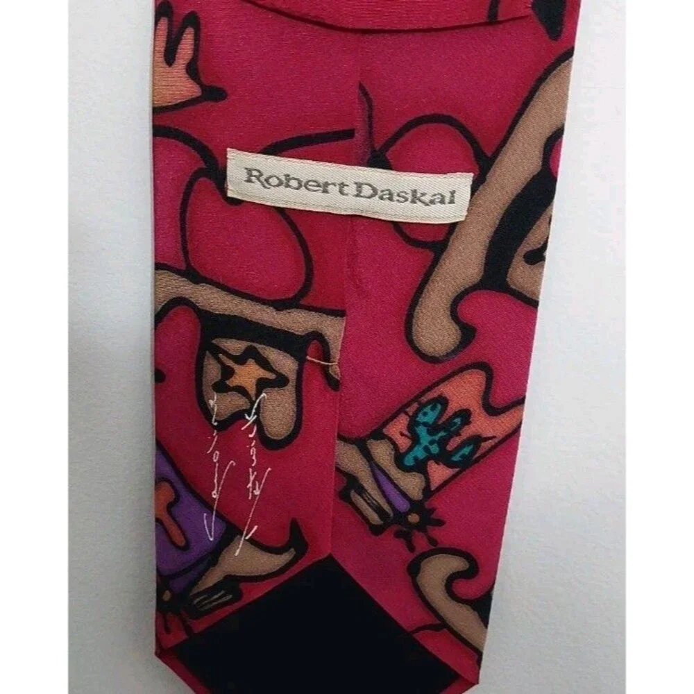 Robert Daskal Men's Tie Cowboys Sheriffs Indians Themed